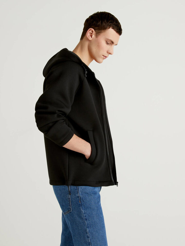 Jacke aus Neopren mit Kapuze Herren image number 3